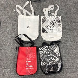 Lululemon Shopping Small Tote Bags 4 Count (1872)